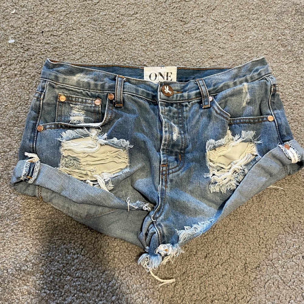 One teaspoon bandits denim shorts